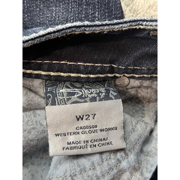 Silver Jeans Suki High Capri Womens W25 L24.5 Dark Wash Denim Preppy - Picture 4 of 13